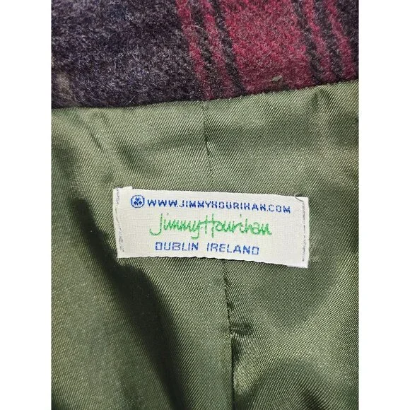 Jimmy Hourihan Women's Gray Wool Swing Coat Size M (E 40) Made In Spain 2939 - Picture 6 of 15